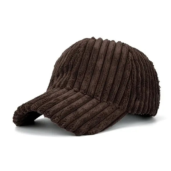 Puff Corduroy Hat - Coffee