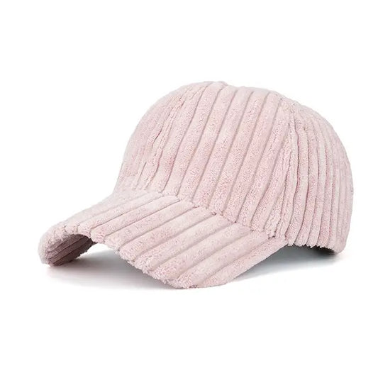 Puff Corduroy Hat - Pink