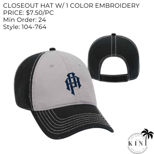 Closeout Hats