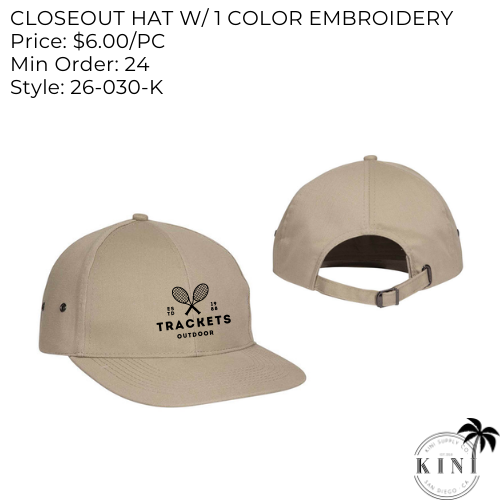 Closeout Hats