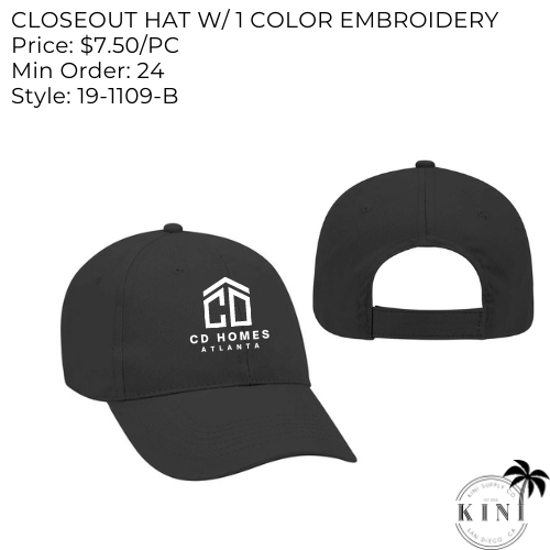 Closeout Hats