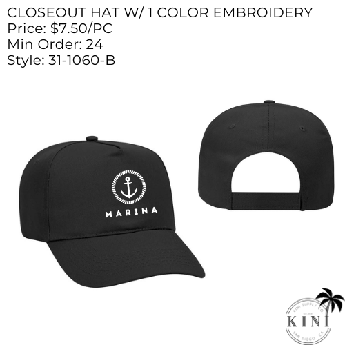Closeout Hats