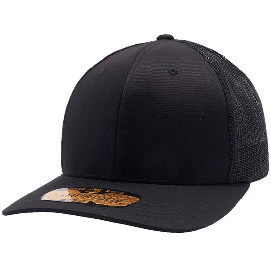 Mesh Trucker Hat - Black/Black