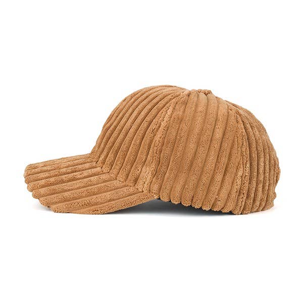 Puff Corduroy Hat - Ginger