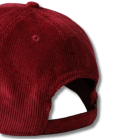 Corduroy Hat - Burgundy