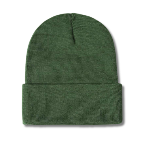 Foldover Beanie - Emerald