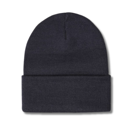 Foldover Beanie - Navy