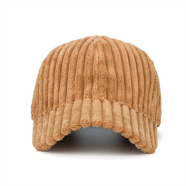 Puff Corduroy Hat - Ginger