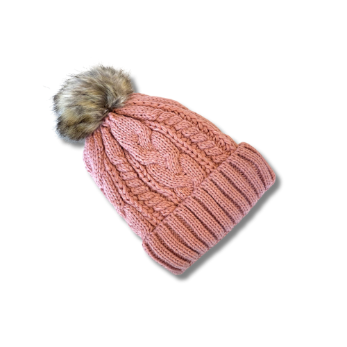 Puff Beanie - Pink