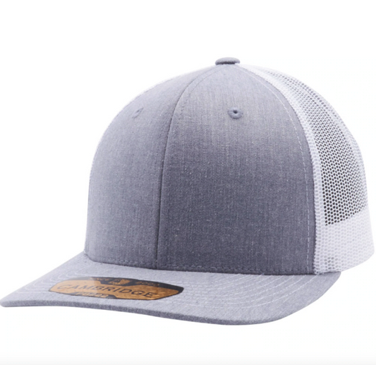 Mesh Trucker Hat - Grey/White