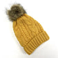 Puff Beanie - Mustard