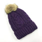 Puff Beanie - Purple
